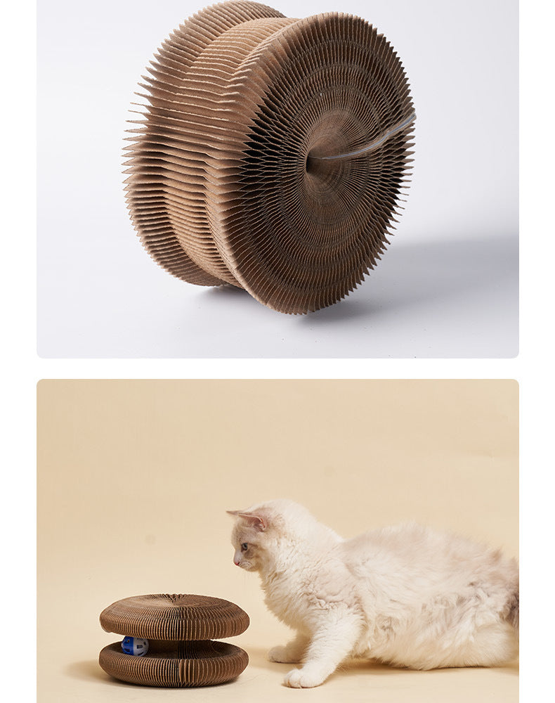 Cat's Paw Pad Wholesale Cat Claw Grinding Tool Corrugated Paper Wear-Resistant Cat Toy Thickened Cat Scratch Board Supplies