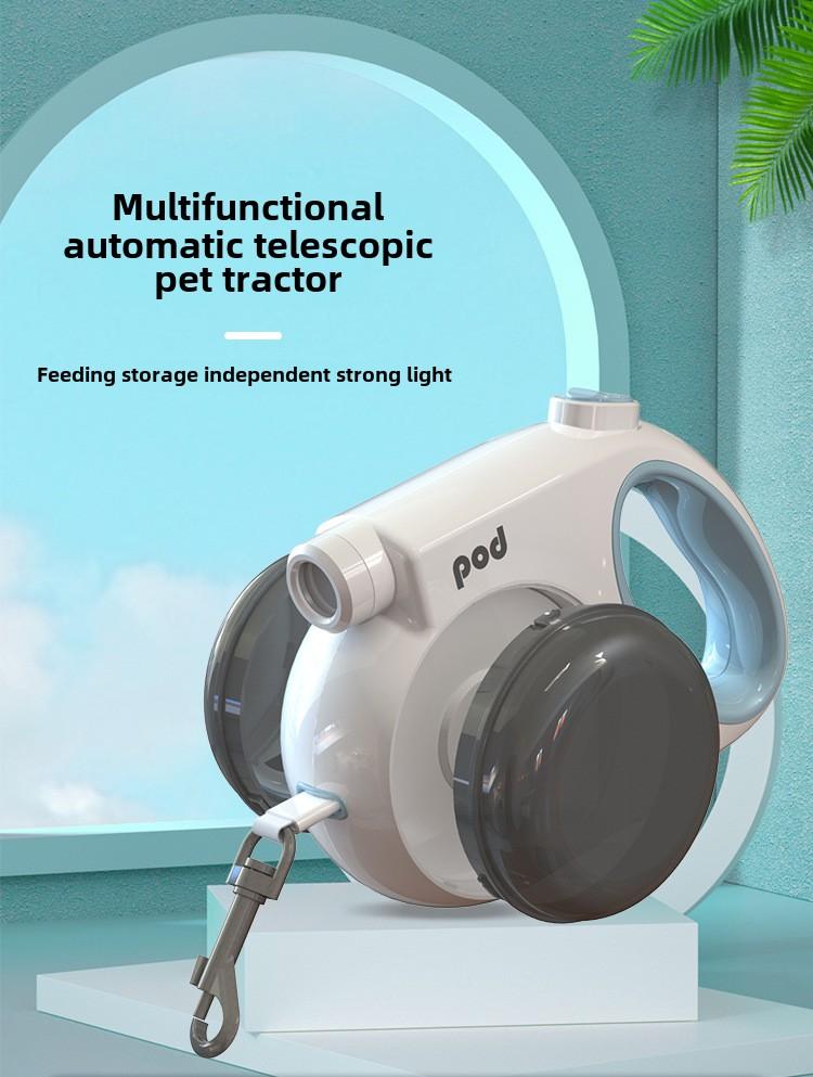 Dog Automatic Retractable Traction Rope Multifunctional Pet Traction Device Large, Medium And Small Dog Walking Rope