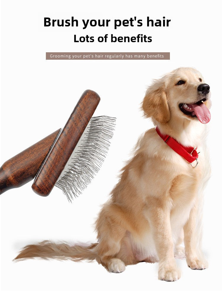 Dogs And Cats Solid Wood Comb