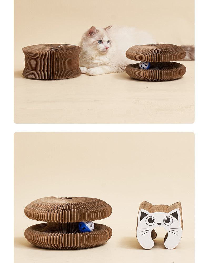 Cat's Paw Pad Wholesale Cat Claw Grinding Tool Corrugated Paper Wear-Resistant Cat Toy Thickened Cat Scratch Board Supplies