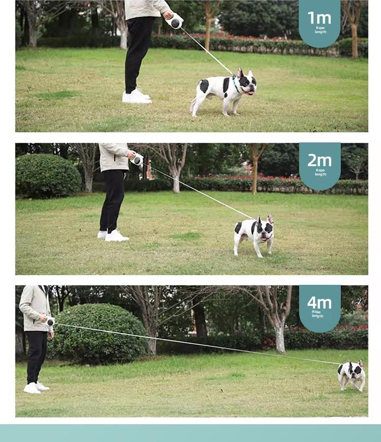 Dog Automatic Retractable Traction Rope Multifunctional Pet Traction Device Large, Medium And Small Dog Walking Rope