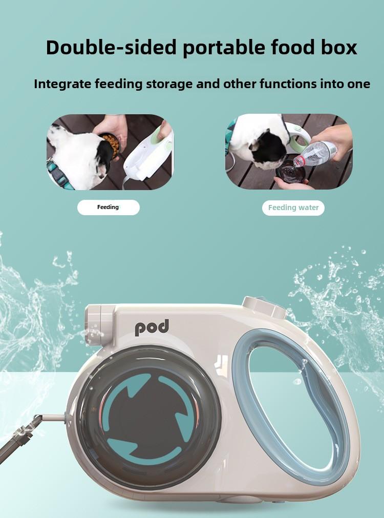 Dog Automatic Retractable Traction Rope Multifunctional Pet Traction Device Large, Medium And Small Dog Walking Rope